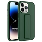 Microsonic Apple iPhone 14 Pro Max Kılıf Hand Strap Koyu Yeşil