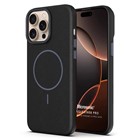 Microsonic Apple iPhone 14 Pro Max Kılıf MagLeather Pro Siyah