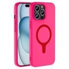 Microsonic Apple iPhone 14 Pro Max Kılıf Pastello MagSafe Koyu Pembe