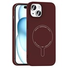 Microsonic Apple iPhone 15 Kılıf AirFit MagSafe Bordo
