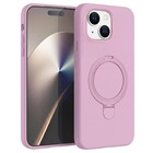 Microsonic Apple iPhone 15 Kılıf Aura Stant MagSafe Pembe