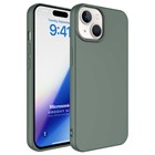 Microsonic Apple iPhone 15 Plus Kılıf Groovy Soft Koyu Yeşil