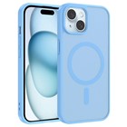 Microsonic Apple iPhone 15 Kılıf MagSmoke Neo Mavi