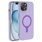 Microsonic Apple iPhone 15 Kılıf Pastello MagSafe Lila