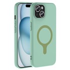 Microsonic Apple iPhone 15 Kılıf Pastello MagSafe Turkuaz