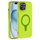 Microsonic Apple iPhone 15 Kılıf Pastello MagSafe Yeşil