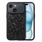 Microsonic Apple iPhone 15 Kılıf Ruby Sparkle Siyah