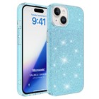 Microsonic Apple iPhone 15 Kılıf Sparkle Shiny Mavi