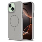 Microsonic Apple iPhone 15 Plus Kılıf MagLeather Pro Gri