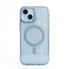 Microsonic Apple iPhone 15 Plus Kılıf SparkMag Luxe Mavi