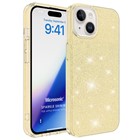 Microsonic Apple iPhone 15 Plus Kılıf Sparkle Shiny Gold