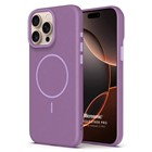 Microsonic Apple iPhone 15 Pro Kılıf MagLeather Pro Lila