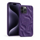 Microsonic Apple iPhone 15 Pro Max Kılıf Rippledots Mor