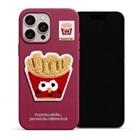 Microsonic Apple iPhone 16 Pro Max Kılıf Stitched Puppy Plush French Fries