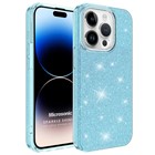 Microsonic Apple iPhone 15 Pro Max Kılıf Sparkle Shiny Mavi
