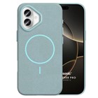 Microsonic Apple iPhone 16 Kılıf MagLeather Pro Mavi