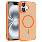Microsonic Apple iPhone 16 Kılıf MagSmoke Neo Turuncu