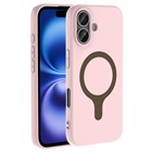Microsonic Apple iPhone 16 Kılıf Pastello MagSafe Açık Pembe