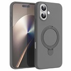 Microsonic Apple iPhone 16 Plus Kılıf Aura Stant MagSafe Gri