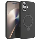 Microsonic Apple iPhone 16 Plus Kılıf Aura Stant MagSafe Siyah