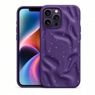 Microsonic Apple iPhone 16 Pro Kılıf Rippledots Mor