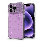 Microsonic Apple iPhone 16 Pro Kılıf ShineGlam Luxe Pembe