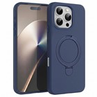 Microsonic Apple iPhone 16 Pro Max Kılıf Aura Stant MagSafe Lacivert