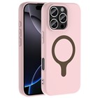 Microsonic Apple iPhone 16 Pro Kılıf Pastello MagSafe Açık Pembe