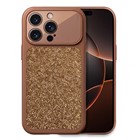 Microsonic Apple iPhone 16 Pro Max Kılıf Ruby Sparkle Kahverengi