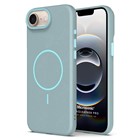 Microsonic Apple iPhone 16e Kılıf MagLeather Pro Mavi