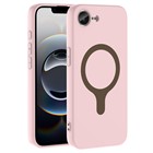 Microsonic Apple iPhone 16e Kılıf Pastello MagSafe Açık Pembe