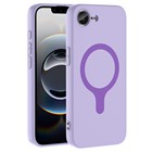 Microsonic Apple iPhone 16e Kılıf Pastello MagSafe Lila