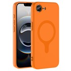Microsonic Apple iPhone 16e Kılıf Pastello MagSafe Turuncu