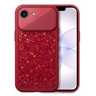 Microsonic Apple iPhone 16e Kılıf Ruby Sparkle Kırmızı