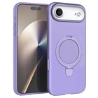 Microsonic Apple iPhone 17 Air Kılıf Aura Stant MagSafe Lila