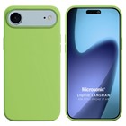 Microsonic Apple iPhone 17 Air Kılıf Liquid Lansman Silikon Açık Yeşil