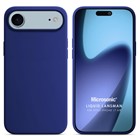 Microsonic Apple iPhone 17 Air Kılıf Liquid Lansman Silikon Lacivert