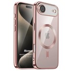 Microsonic Apple iPhone 17 Air Kılıf MagSafe Luxury Electroplate Rose Gold