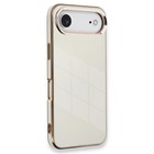 Microsonic Apple iPhone 17 Air Kılıf Olive Plated Beyaz