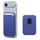 Microsonic Apple iPhone 17 Air Leather Wallet MagSafe Mavi