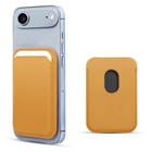 Microsonic Apple iPhone 17 Air Leather Wallet MagSafe Sarı