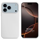 Microsonic Apple iPhone 17 Pro Kılıf Liquid Lansman Silikon Beyaz