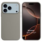 Microsonic Apple iPhone 17 Pro Kılıf Liquid Lansman Silikon Gri