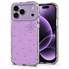Microsonic Apple iPhone 18 Pro Kılıf ShineGlam Luxe Pembe