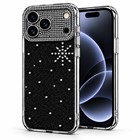 Microsonic Apple iPhone 18 Pro Kılıf ShineGlam Luxe Siyah