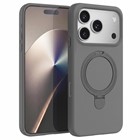 Microsonic Apple iPhone 17 Pro Kılıf Aura Stant MagSafe Gri