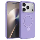 Microsonic Apple iPhone 17 Pro Kılıf Aura Stant MagSafe Lila