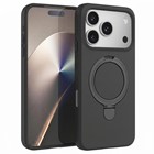 Microsonic Apple iPhone 17 Pro Kılıf Aura Stant MagSafe Siyah