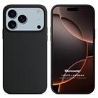 Microsonic Apple iPhone 17 Pro Max Kılıf Liquid Lansman Silikon Siyah