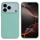Microsonic Apple iPhone 17 Pro Max Kılıf Liquid Lansman Silikon Su Yeşili